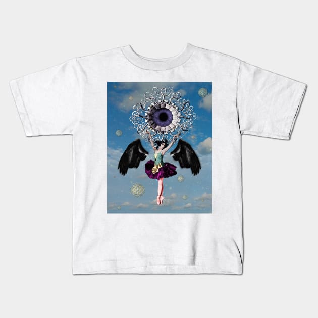 Third Eye Opening Kids T-Shirt by Loveday101